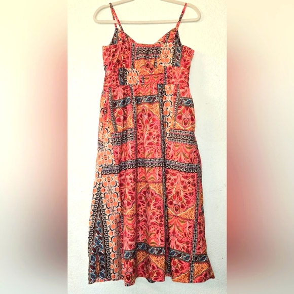 Colorful Patchwork Maxi Dress,Old Navy. Size M - Picture 9 of 10